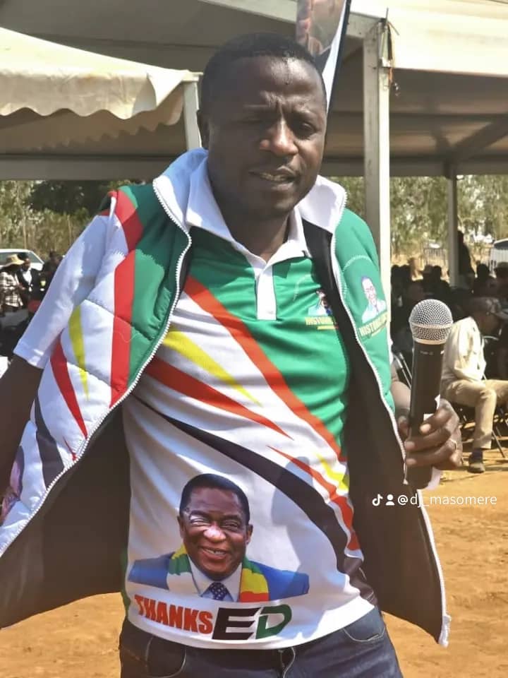 DJ Masomere at a community rally