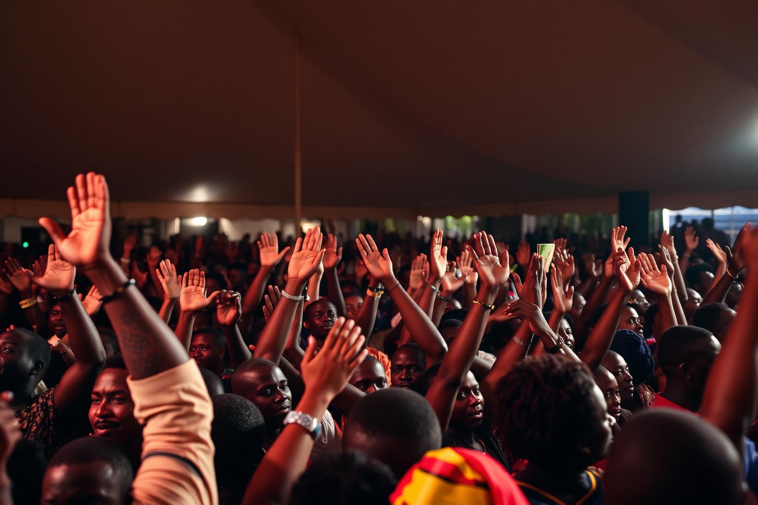 Crowd at national event